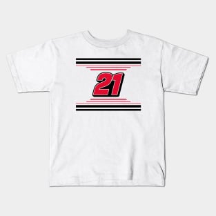 Mason Maggio #21 2024 NASCAR Design Kids T-Shirt